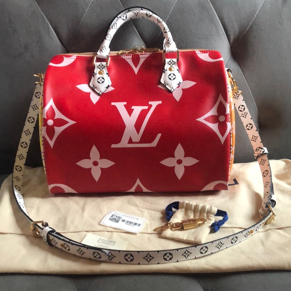 Louis Vuitton Monogram Giant Speedy Bandouliere 30